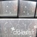 Kicode Window Film No Glue Privacy Frosted Cinema Glass Window Film Cling Fiore Decor ufficio Bagno - B0772RC86W